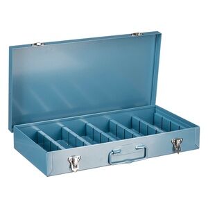 Logan Metal Deluxe Slide File 200 Box. New